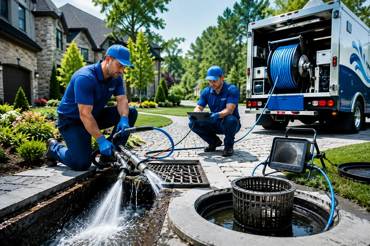 Local outdoor drain cleaning professionals in South Windham, CT