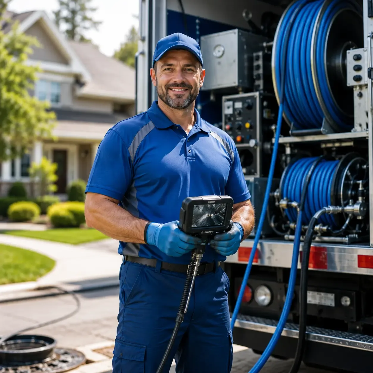 Local outdoor drain cleaning specialists in South Windham, CT